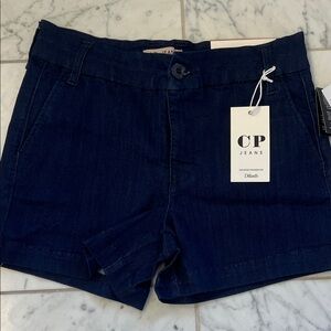 Juniors  Dark Blue Jean Shorts